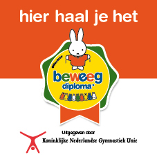 Logo van het Nijntje Beweegdiploma